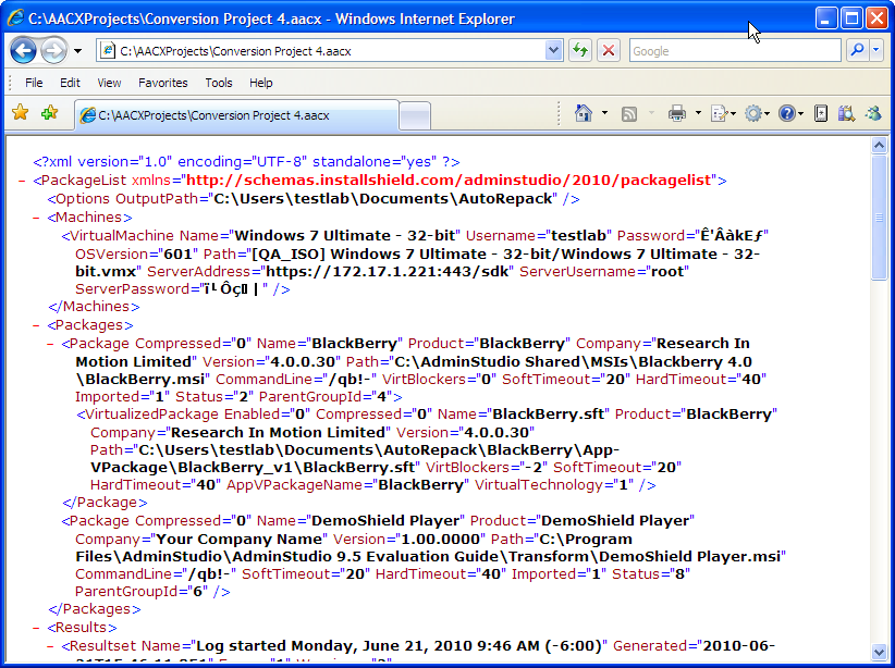 Sample Project File